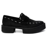 Mocassim Alinhavo Preto